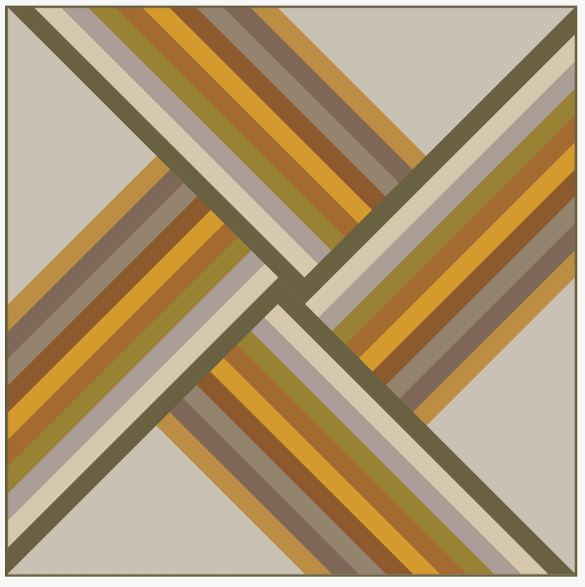 Adventureland Throw Quilt Top - Autumn Field Version