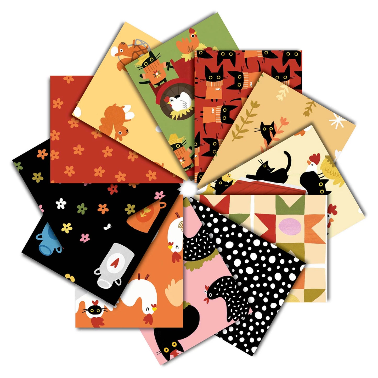 Bok Bok Meow FQ Bundle