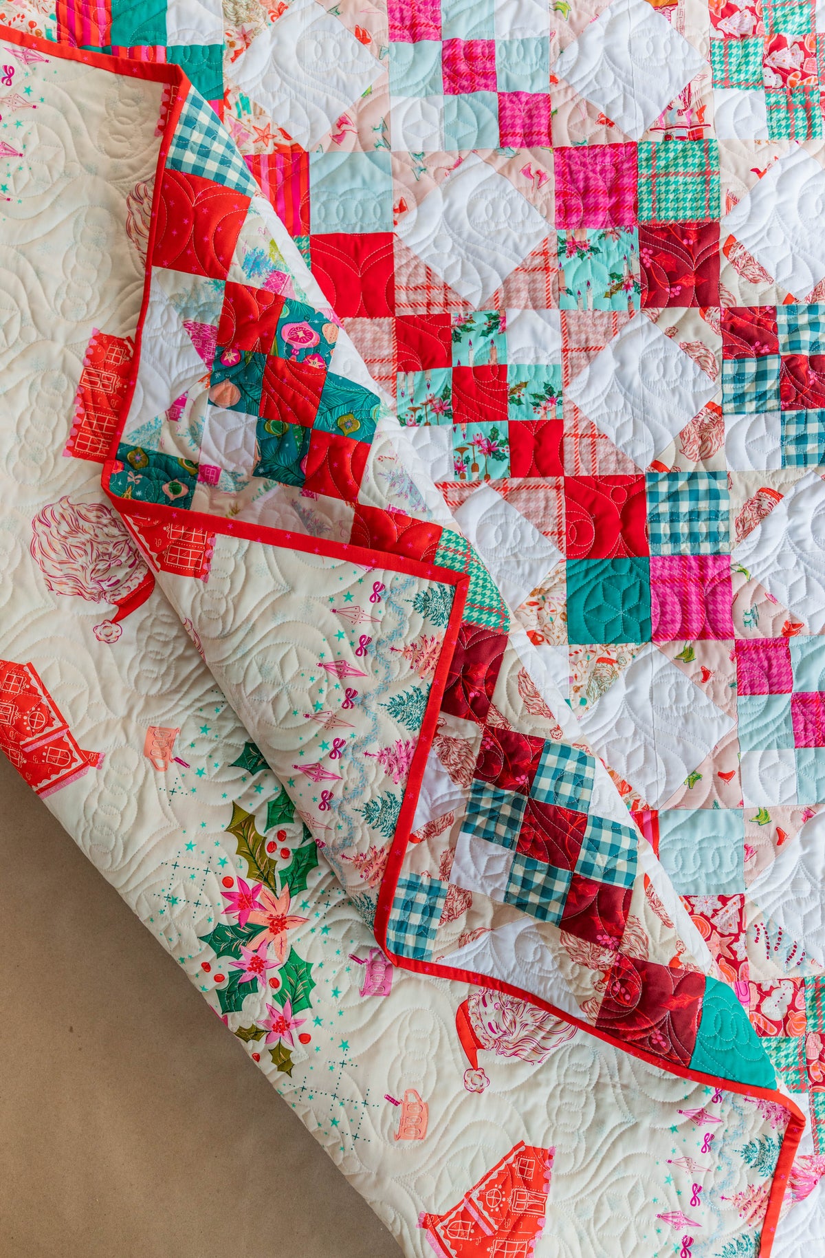 Cozy and Bright Christmas Quilt Kit
