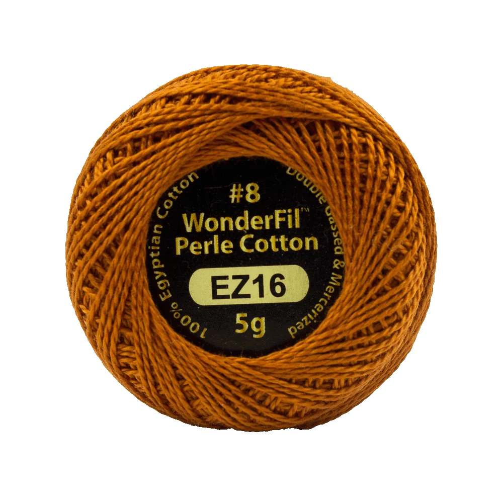 Wonderfil Eleganza 8 wt Perle Cotton, Exotic Spice