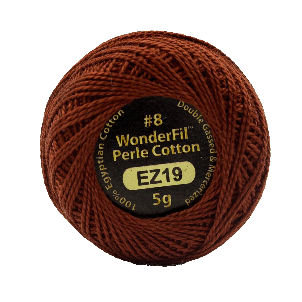 Wonderfil Eleganza 8 wt Perle Cotton, Autumn Leaf