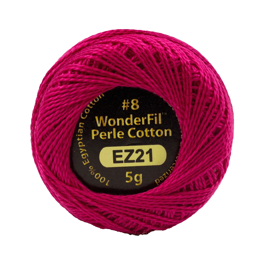 Wonderfil Eleganza 8 wt Perle Cotton, Crown Jewel