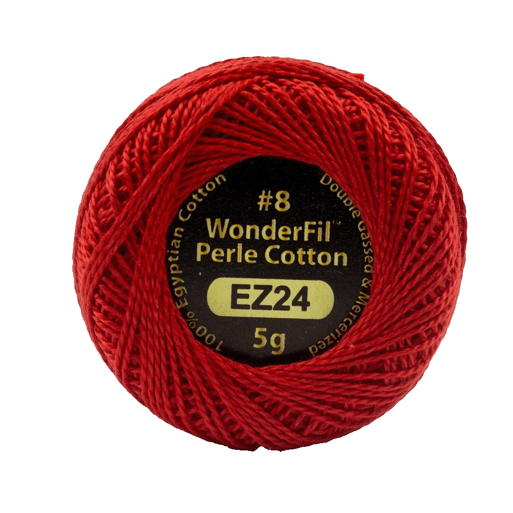 Wonderfil Eleganza 8 wt Perle Cotton, Fire Hydrant, EZ24