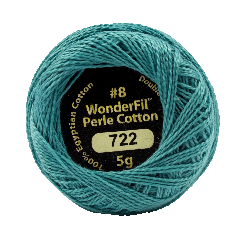 Wonderfil Eleganza 8 wt Perle Cotton, River Stone