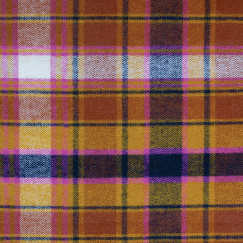 Toffee Chevron Plaid FLANNEL from Highlands Flannel