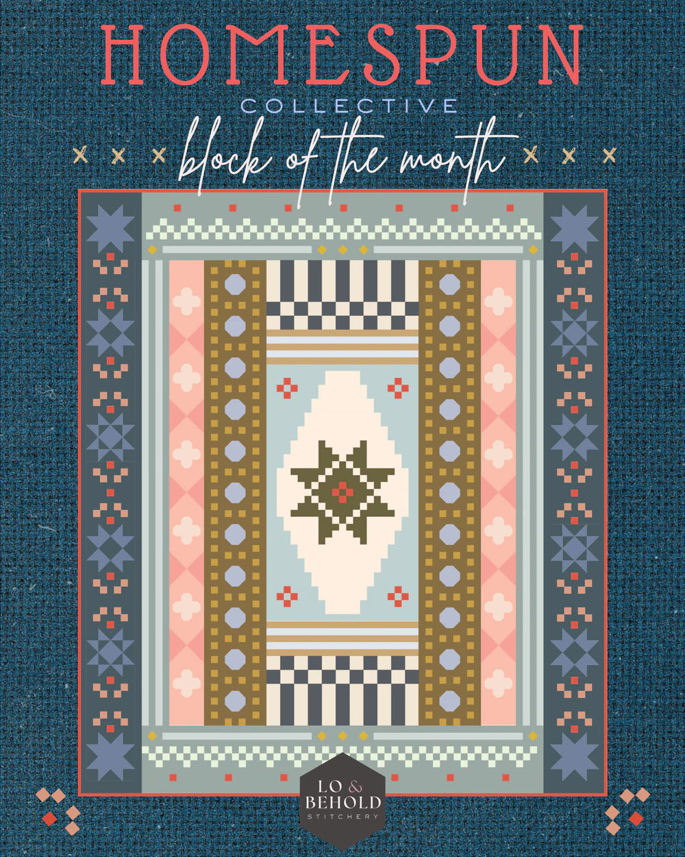 Homespun Collective Block of the Month 2026 Quilt Kit