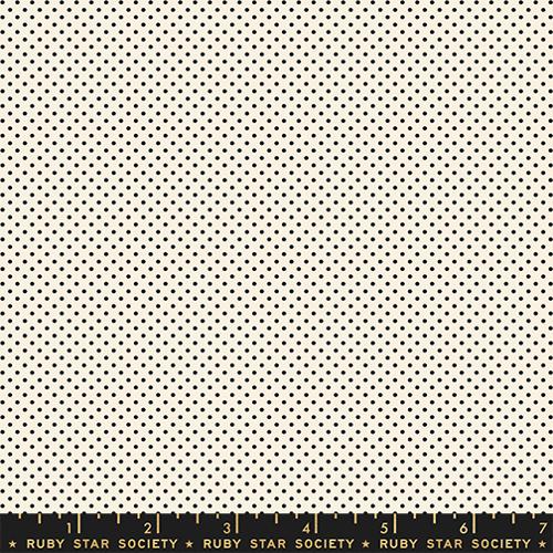 Mini Dot Black on Natural