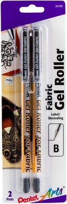 Pentel Arts Permanent Fabric Pen Gel Roller