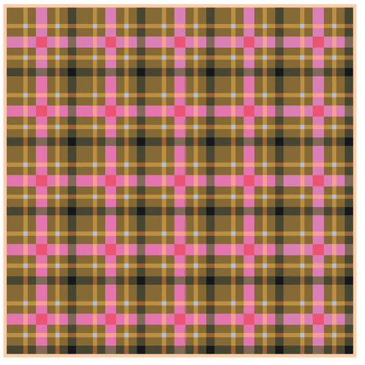 Petite Plaid Small Throw Cover Quilt Kit