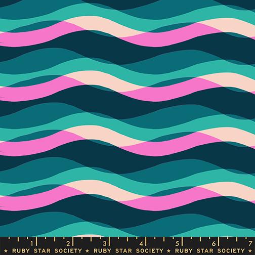 Peacock Poolside Waves