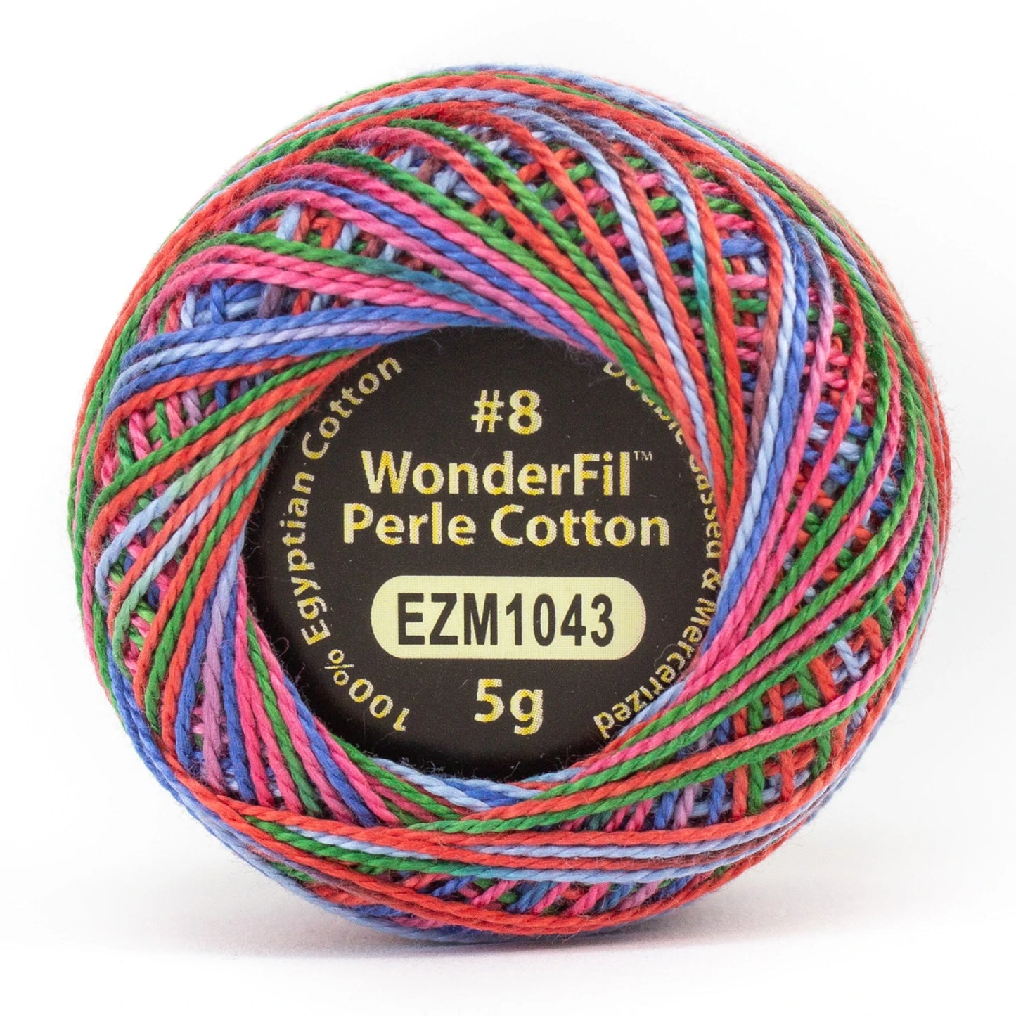 Wonderfil Eleganza Variegated 8 wt Perle Cotton, Sugar Rush