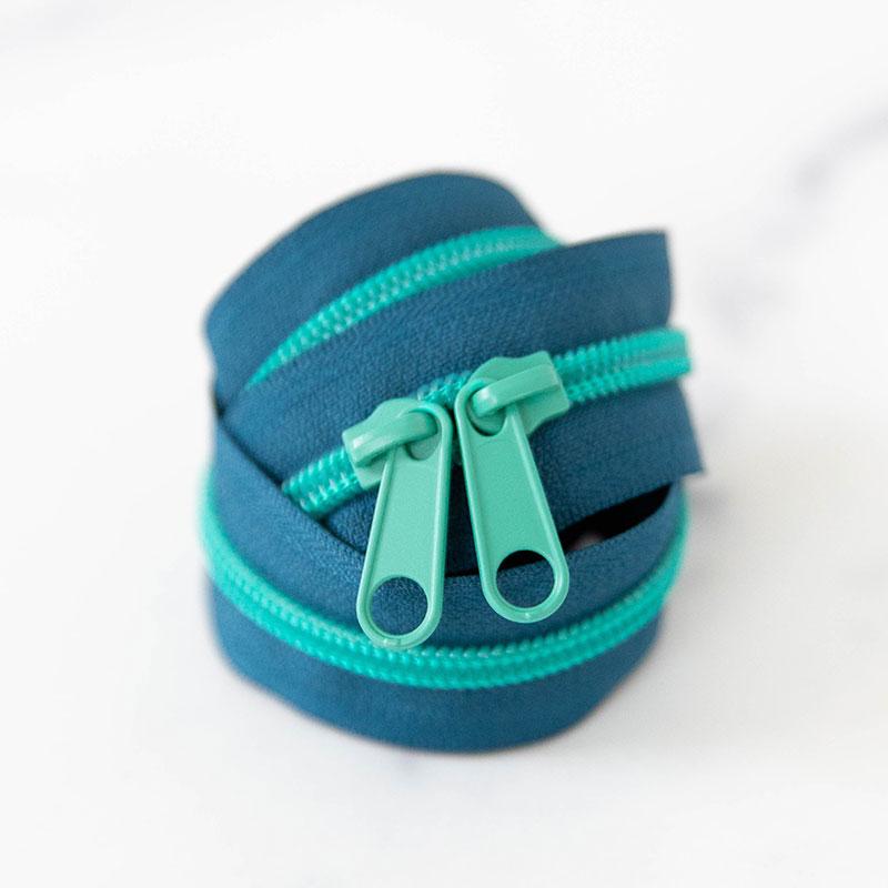 30" Tealtastic Zipper