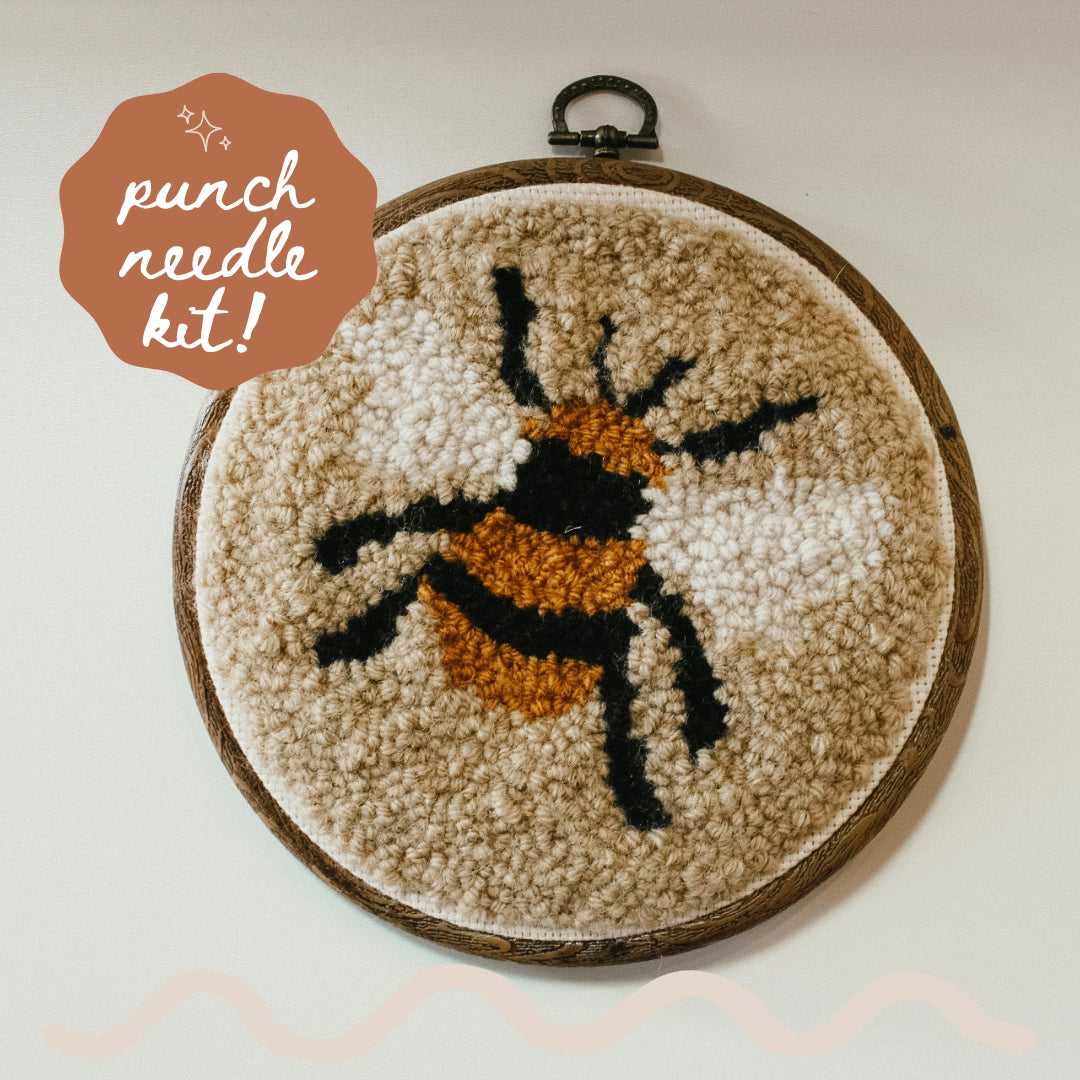 Bee Beginner Punch Needle Kit