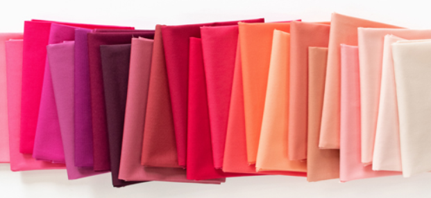 Blossoming Pure Solids Fat Quarter Bundle