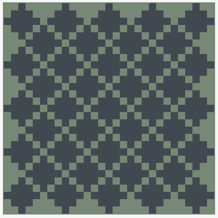 Celtic Crossing Square Throw Quilt Kit with Paper Pattern