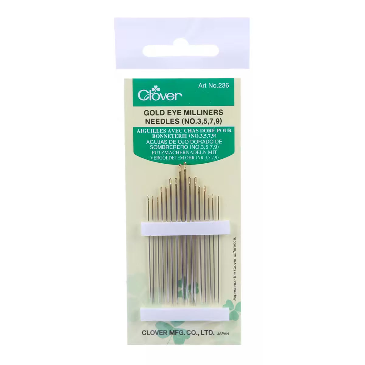 Clover Gold Eye Milliners Needles