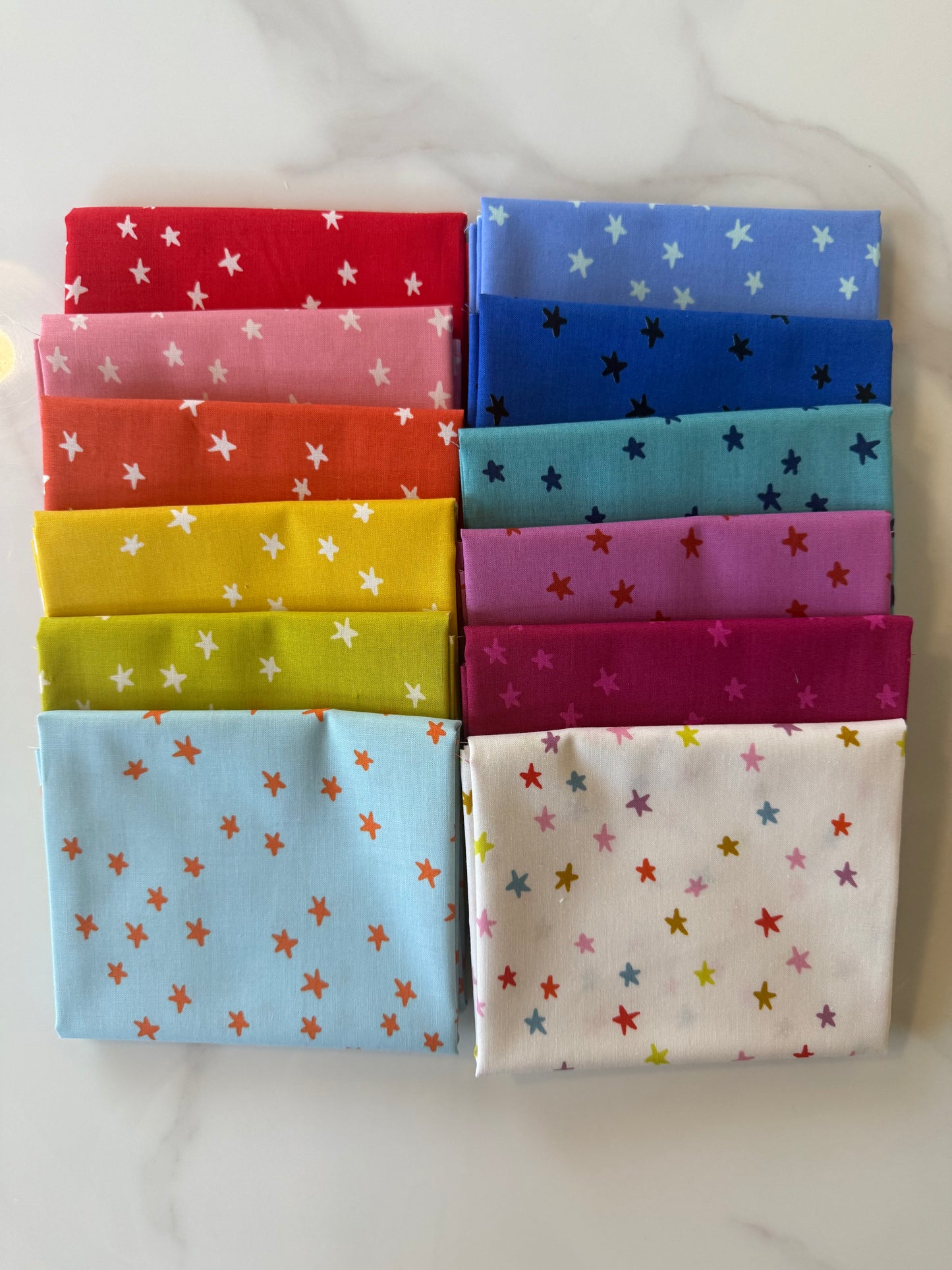 Starry Fat Quarter Bundle - Brights