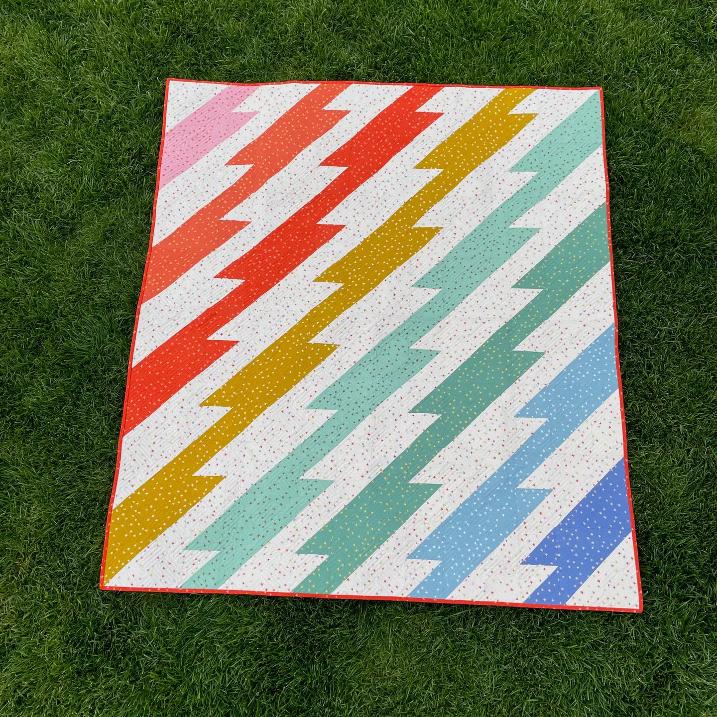 Electric Storm Quilt Paper Pattern