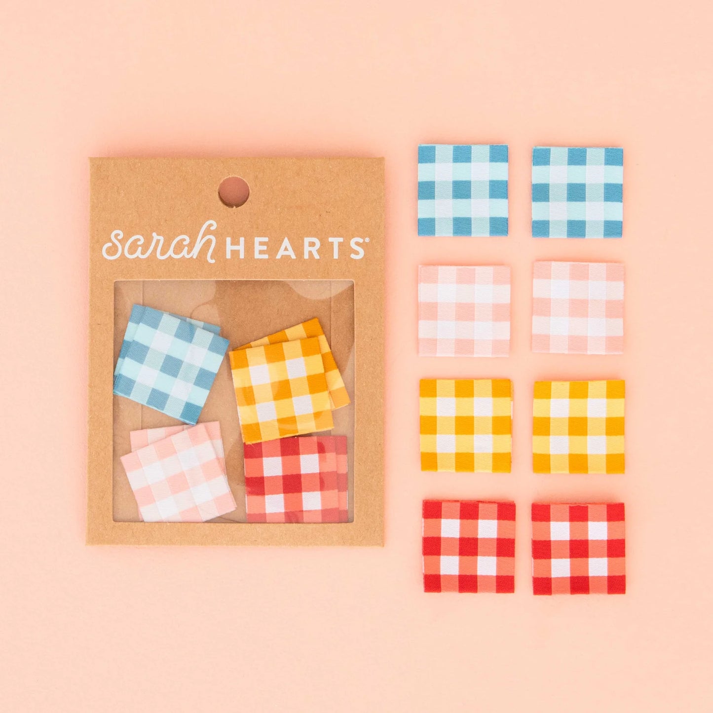 Gingham Multipack Woven Labels