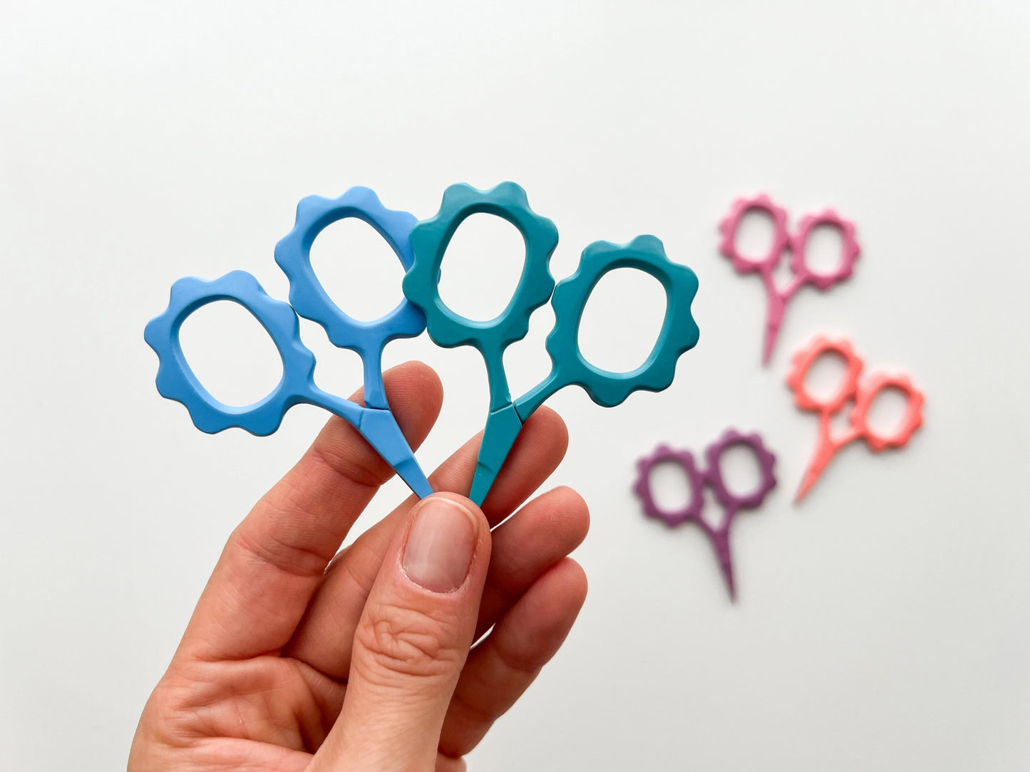 Flower Embroidery Scissors, Lake