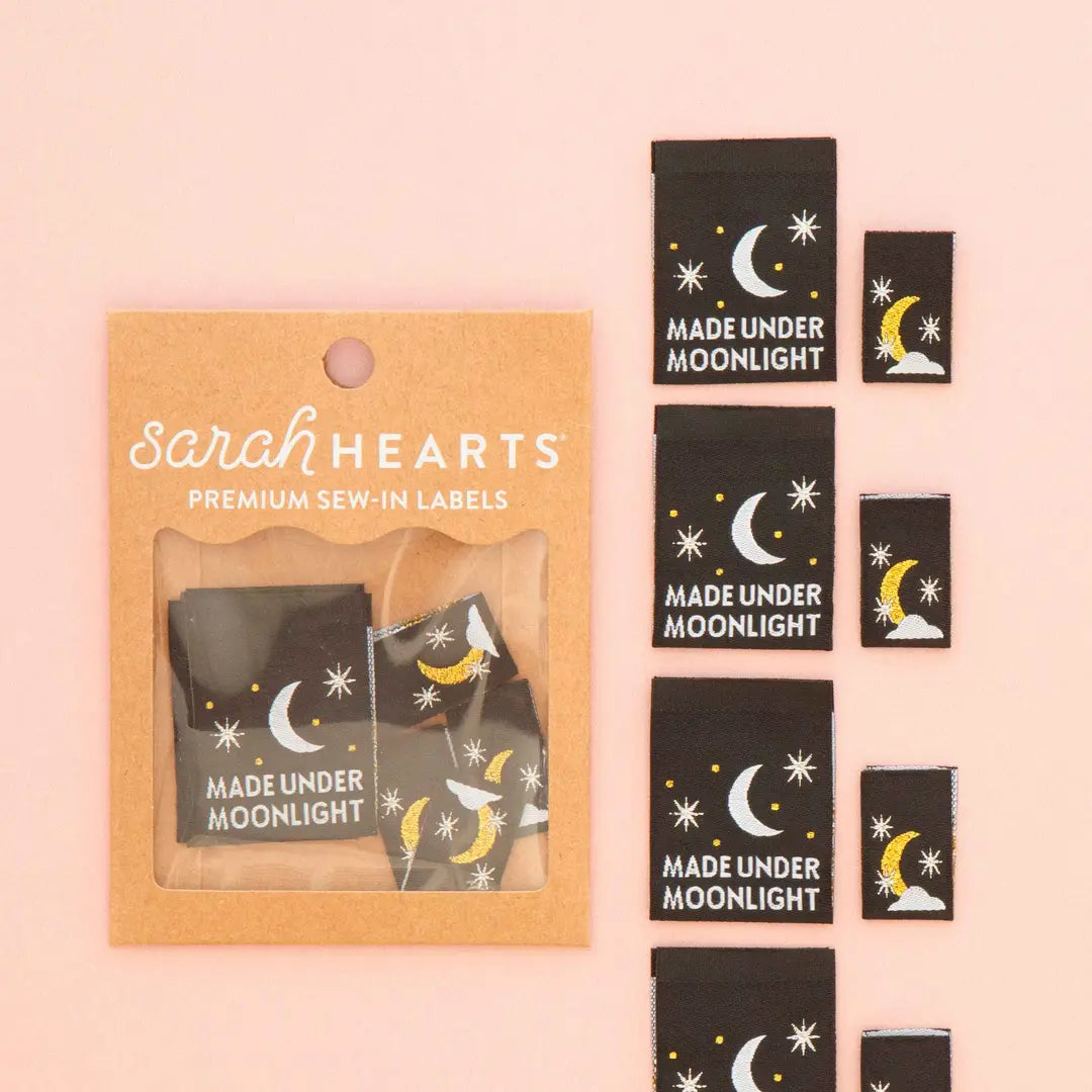 Made Under Moonlight Woven Labels