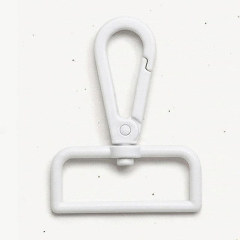 White 1.5" Swivel Snap Hook