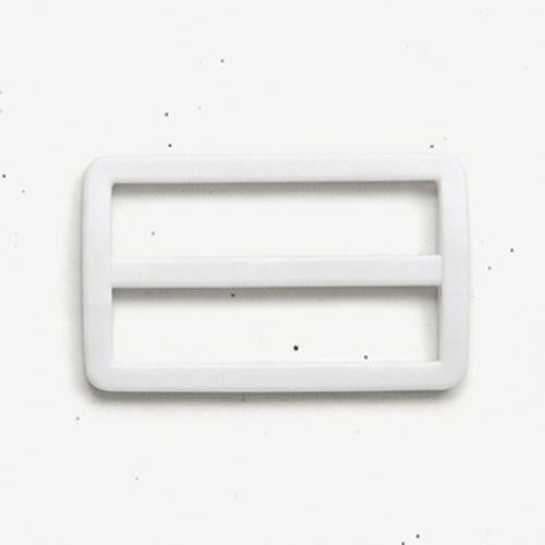 White 1.5" Tri Glide Buckle