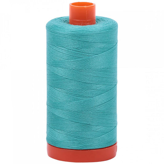 Aurifil 50w Mako Cotton Thread, Light Jade 1148, 1422 yards