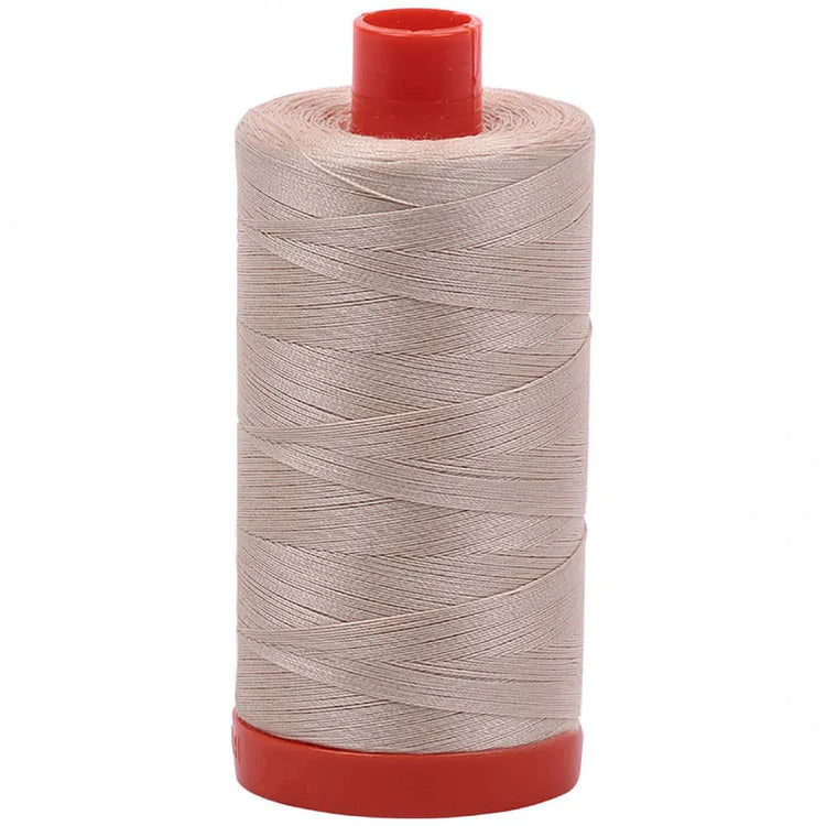 Aurifil 50w Mako Cotton Thread, Ermine 2312, 1422 yards