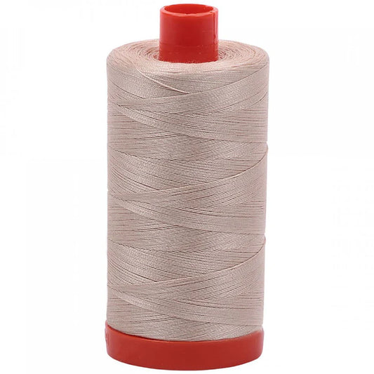 Aurifil 50w Mako Cotton Thread, Ermine 2312, 1422 yards