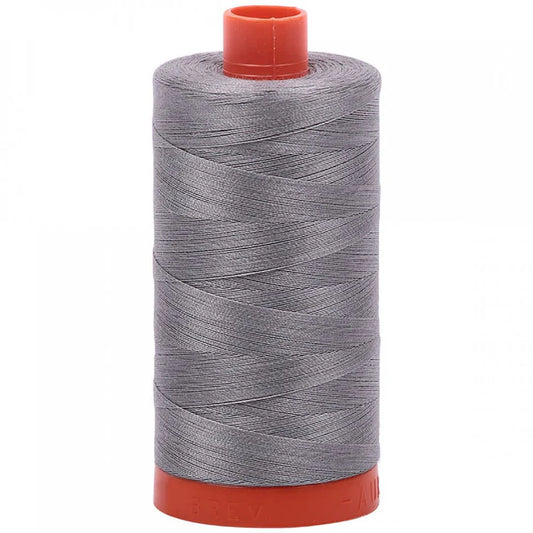 Aurifil 50w Mako Cotton Thread, Arctic Ice 2625, 1422 yards