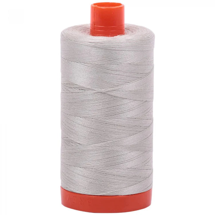 Aurifil 50w Mako Cotton Thread, Moonshine 6724, 1422 yards