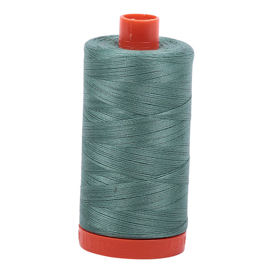 Aurifil 50w Mako Cotton Thread, Juniper 2850, 1422 yards