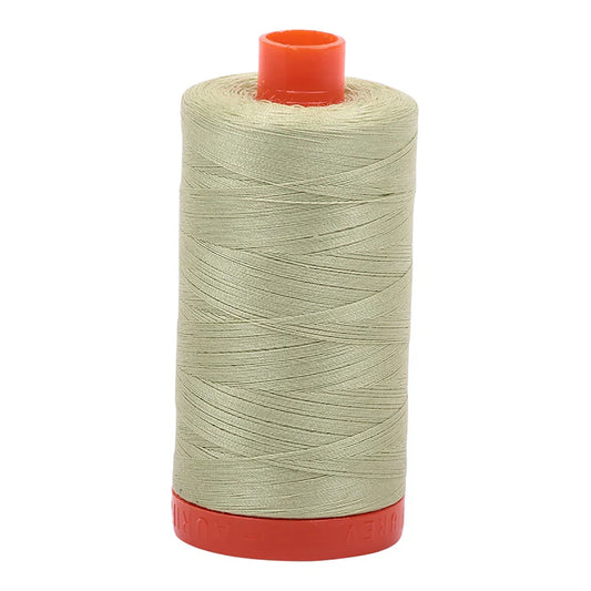 Aurifil 50w Mako Cotton Thread, Light Avocado 2886, 1422 yards