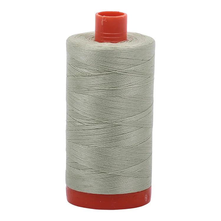 Aurifil 50w Mako Cotton Thread, Spearmint 2908, 1422 yards