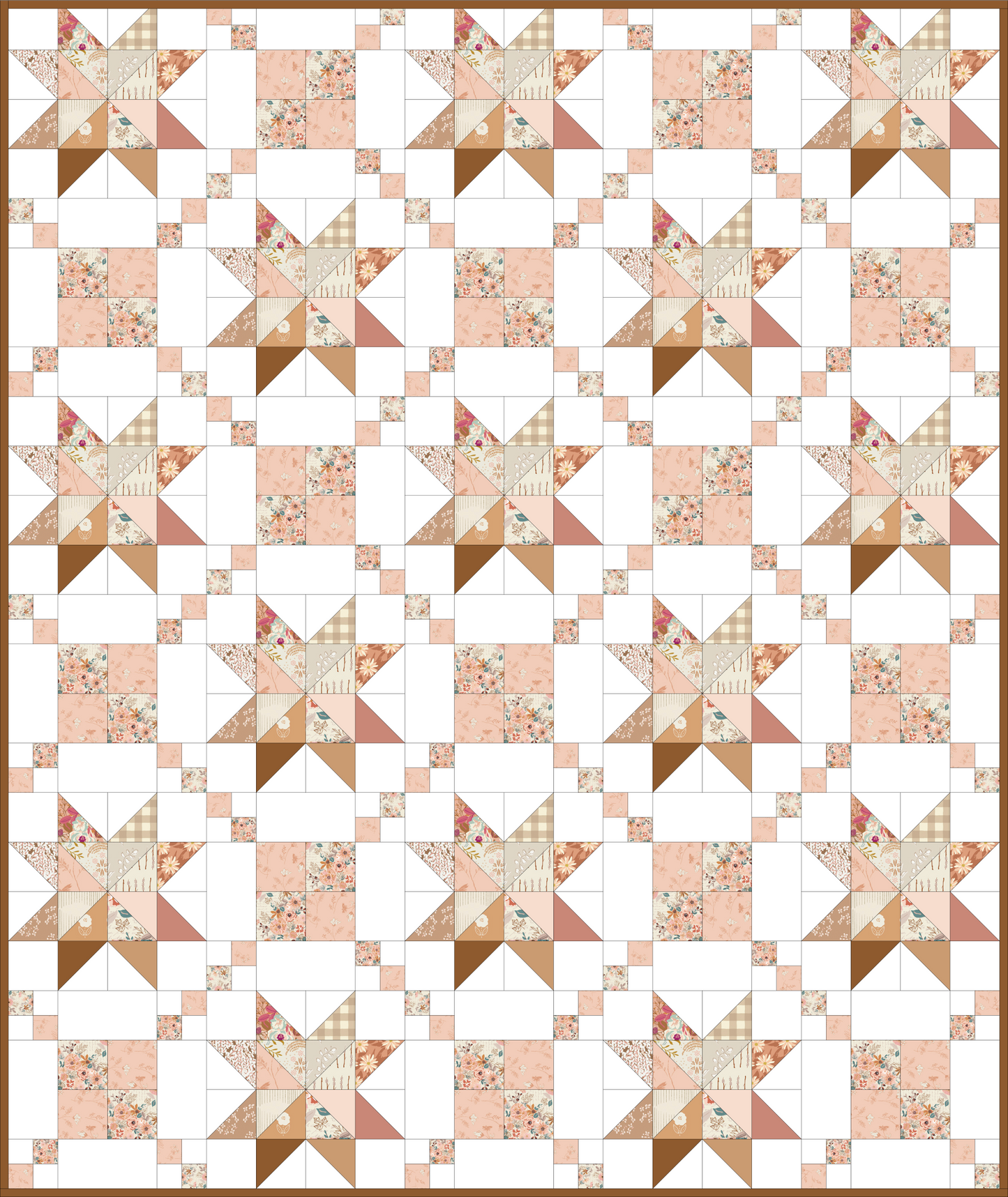 Hesper Cover Throw Size Quilt Kit