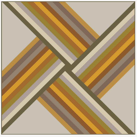 Adventureland Throw Quilt Top - Autumn Field Version