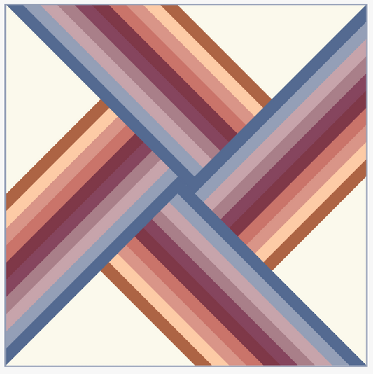 Adventureland Throw Quilt Top - Sedona Version