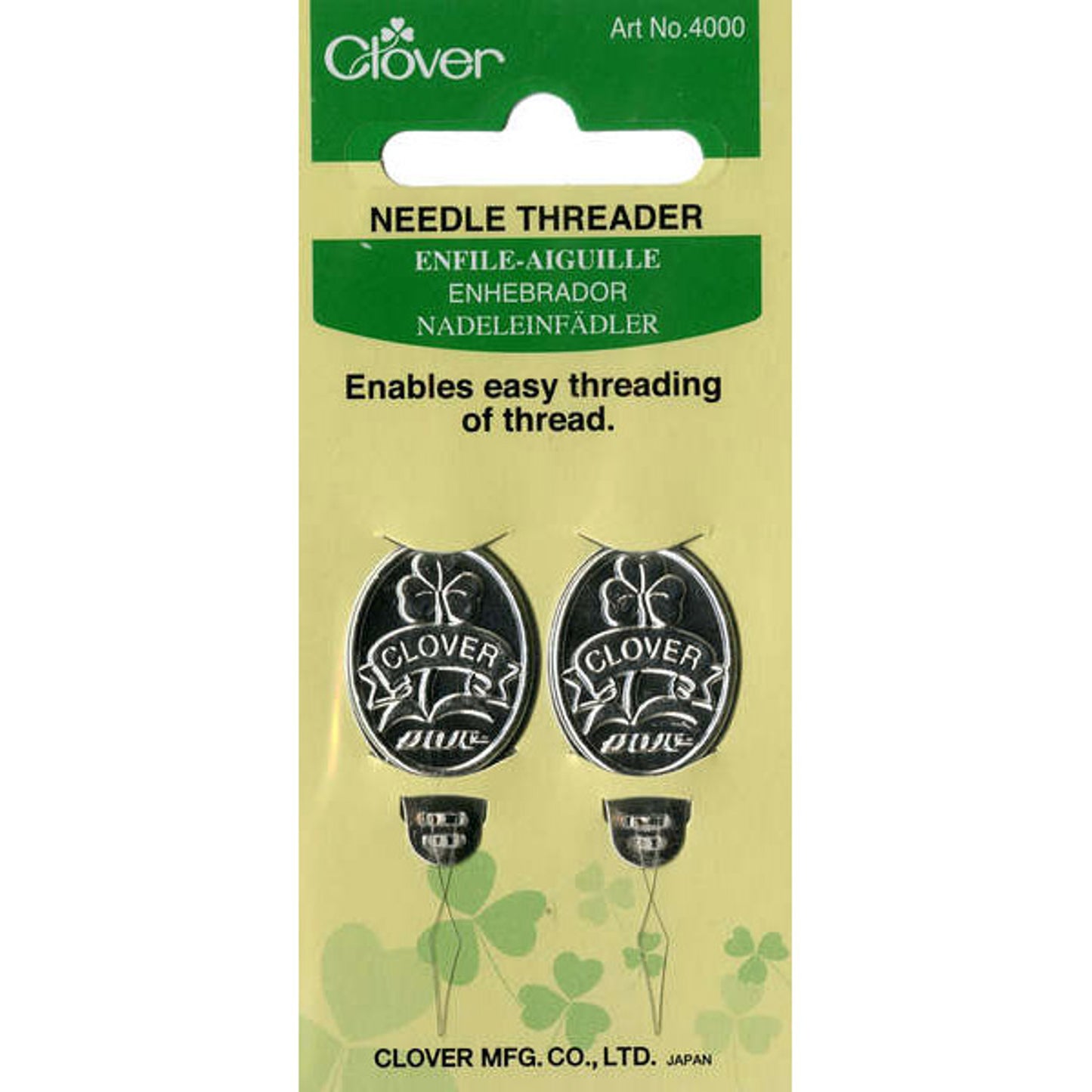 Clover Needle Threader, 2 Pack