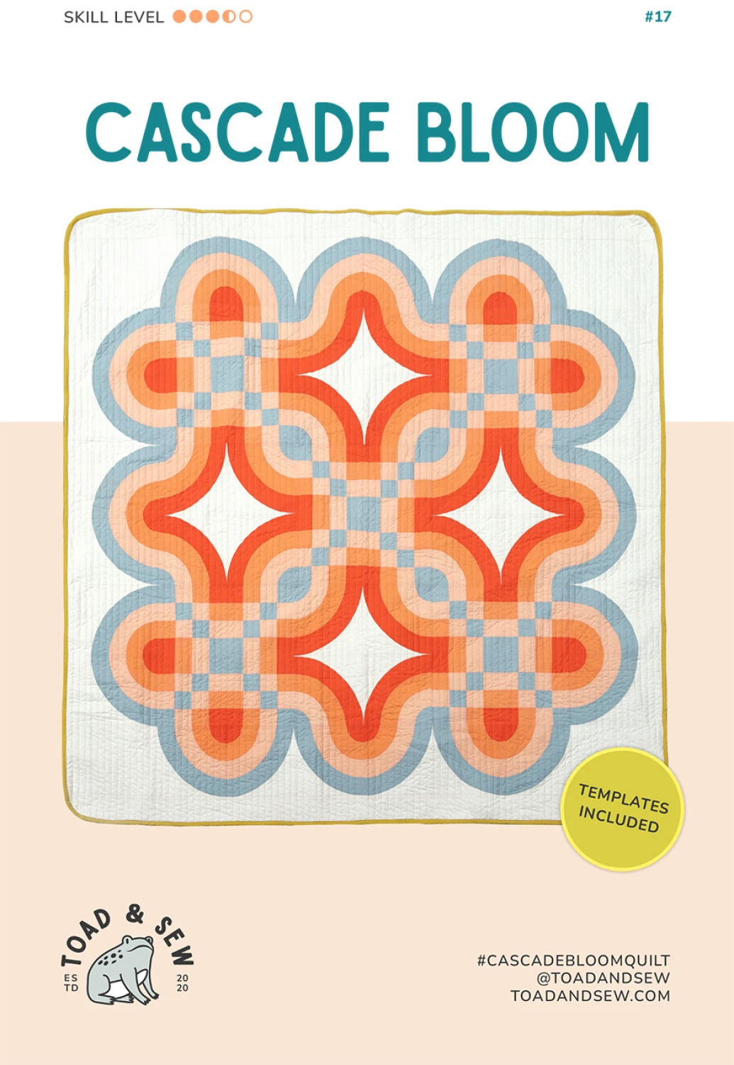Cascade Bloom Pattern by Toad & Sew
