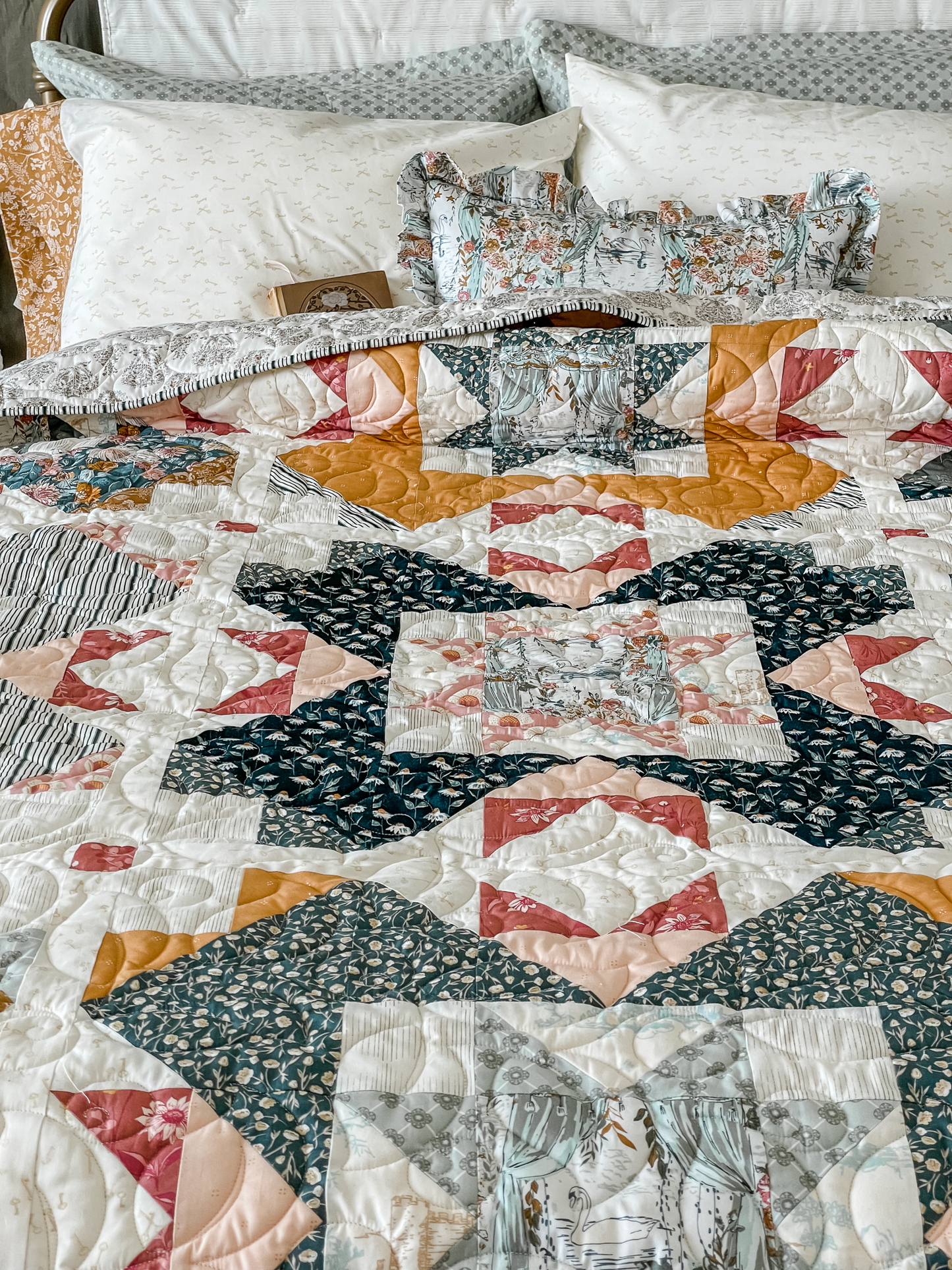 Castle Garden Full/Queen Quilt Kit