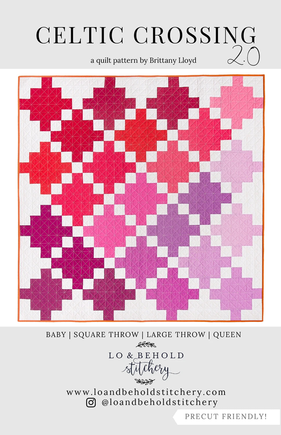 Celtic Crossing Quilt Pattern by Lo & Behold Stitchery