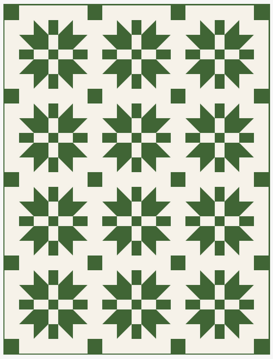 Christmas Joy THROW Quilt Kit