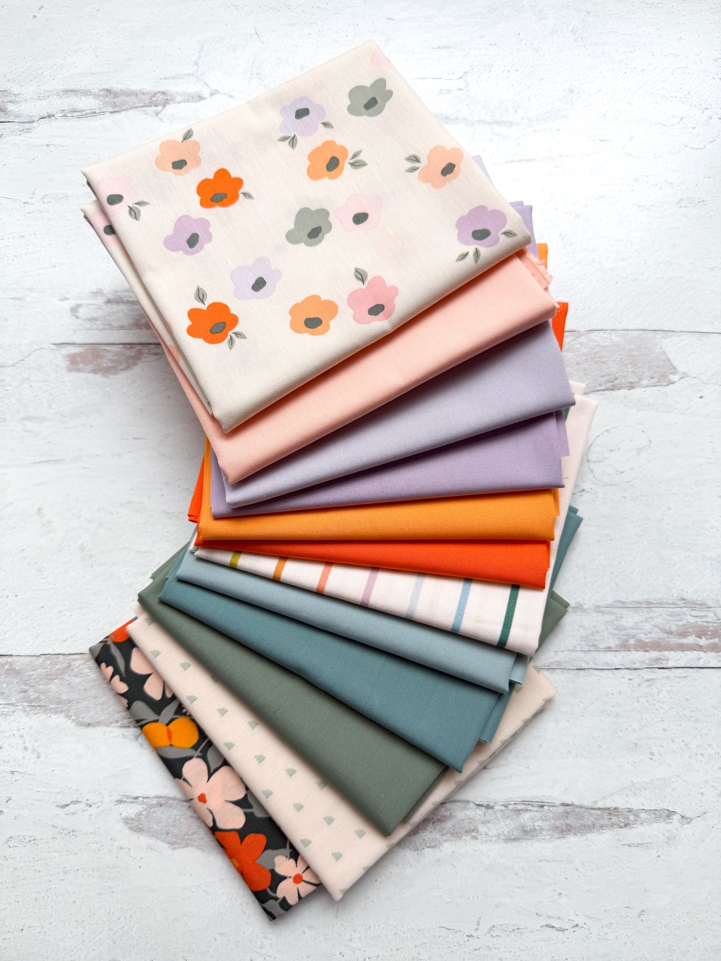 Citrus Grove Fat Quarter Bundle Curated by Midlife Quilter