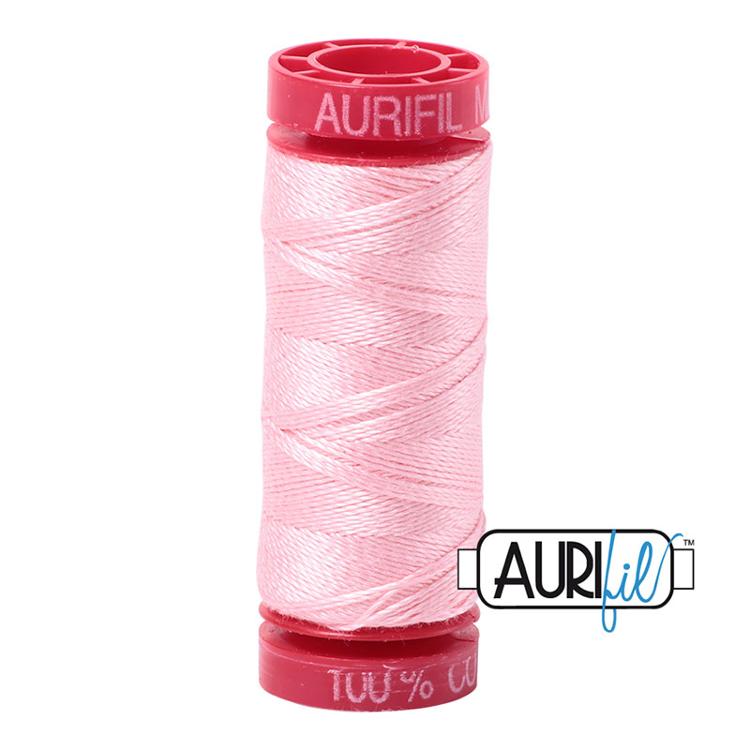 Cotton Mako Thread 12wt Baby Pink 2423