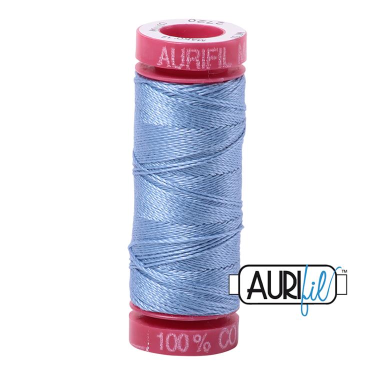 Cotton Mako Thread 12wt Light Delft Blue 2720