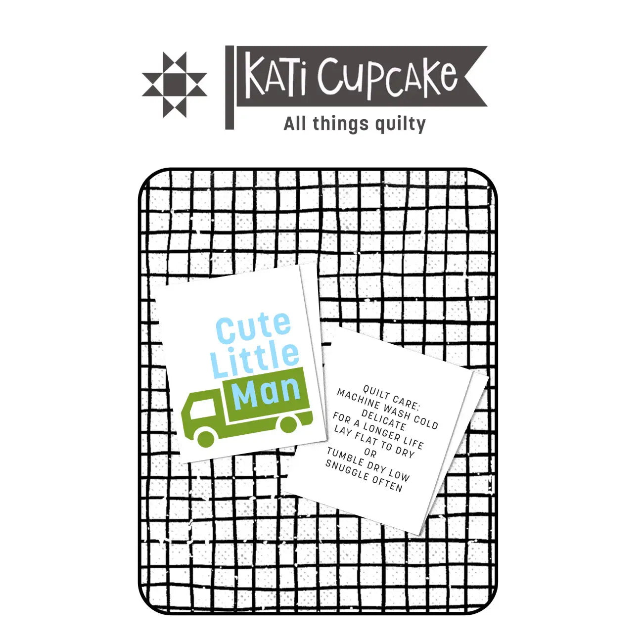 Cute Little Man Quilt Tags