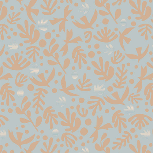 Boho Birds Glacier from Duval by Suzy Quilts