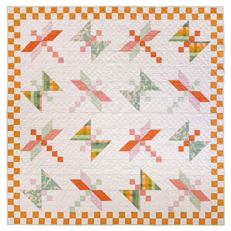 Dragonfly Lake Throw Quilt Kit