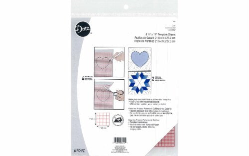 Dritz 8 1/2 in. x 11 in. Template Sheets